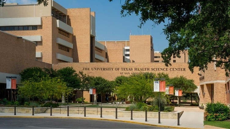 Brown brick building at the University of Texas Health Science Center at San Antonio